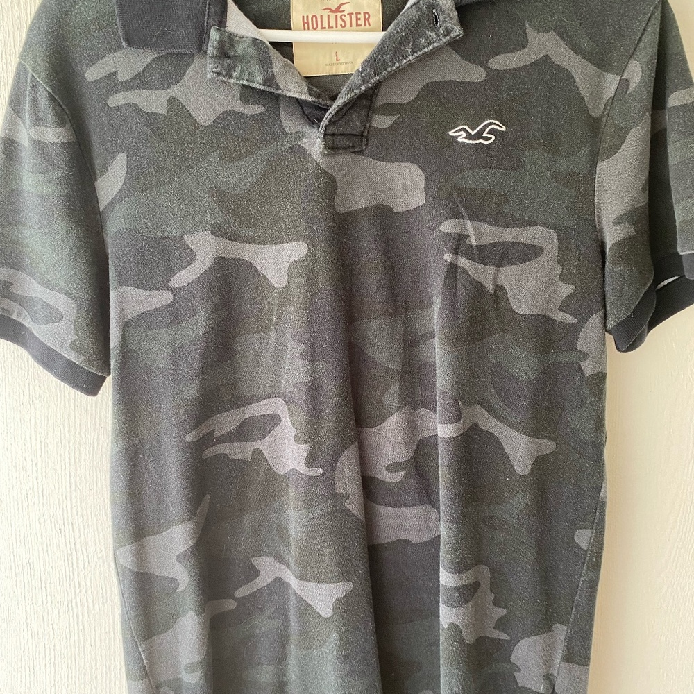 Hollister mens polo shirt